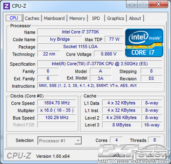 Core i7-3770K stepping E0